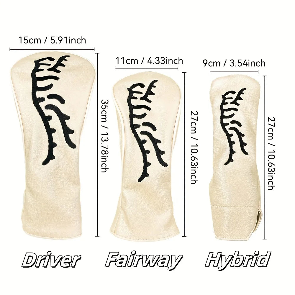 Golf Head Covers - Sun Day Red