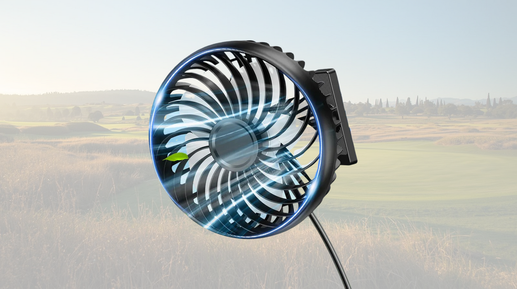 Golf Cart Magnetic Fan