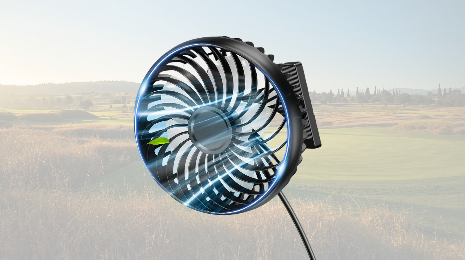 Golf Cart Magnetic Fan