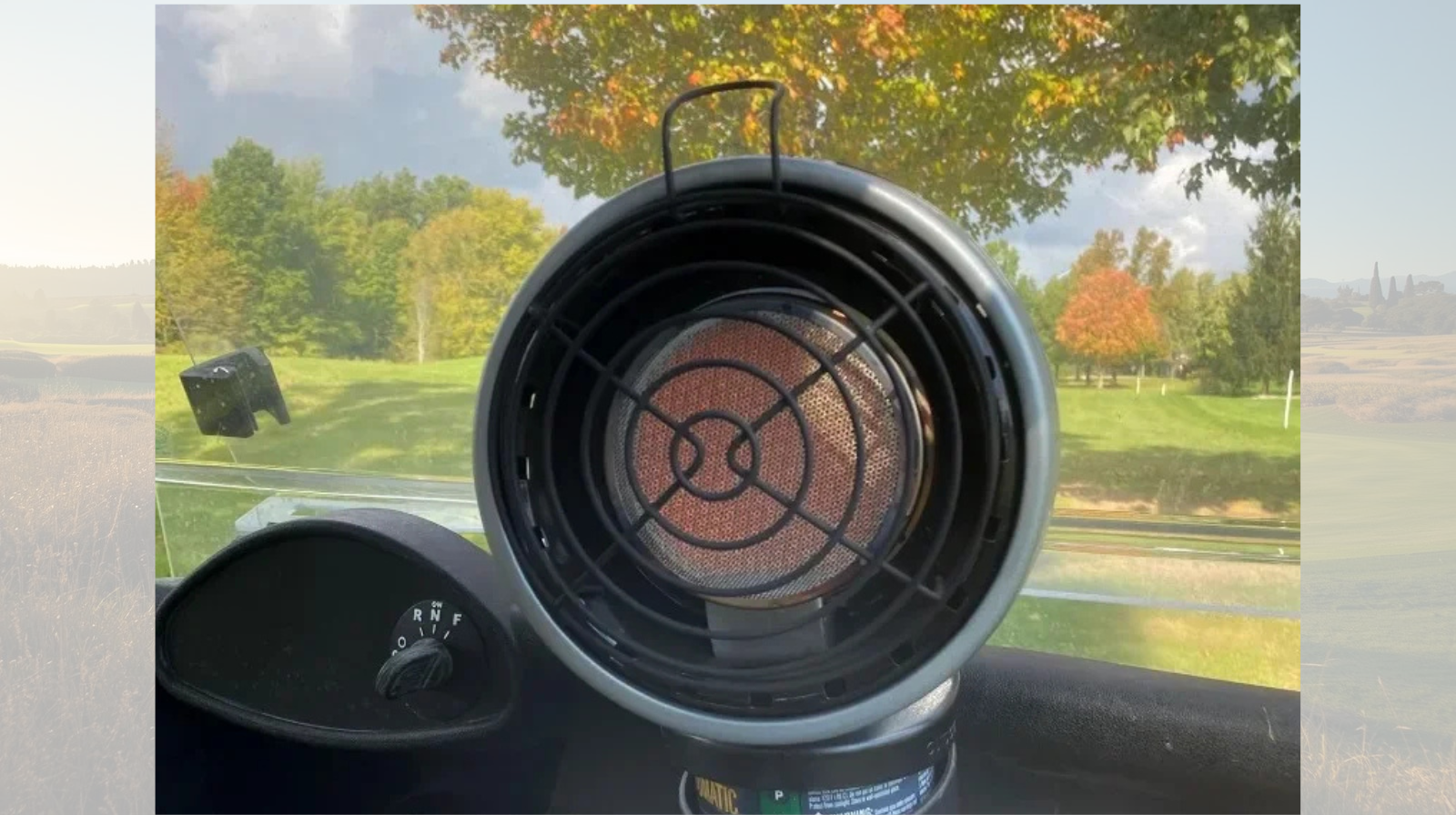 Golf Cart Heater Cup Holder